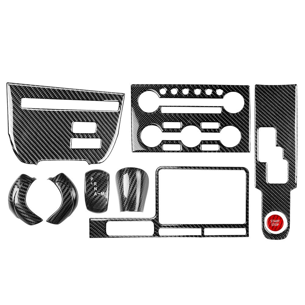 9pc Center Console Gear Shift Panel Cover for Nissan GTR R35 (2007–2021)