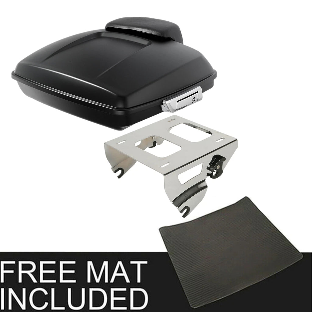 Matte Razor Trunk Backrest Pad for Harley Touring (2014–2026)