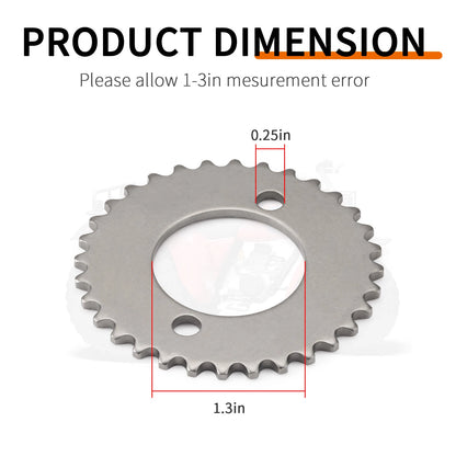 Timing Chain Guides & Cam Chain Sprocket for Honda ATC185S ATC200 (1981–1983)