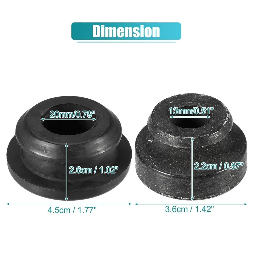 Set of 4 Lower Condenser Cushion Rubber for Subaru Forester Impreza (2015–2021)
