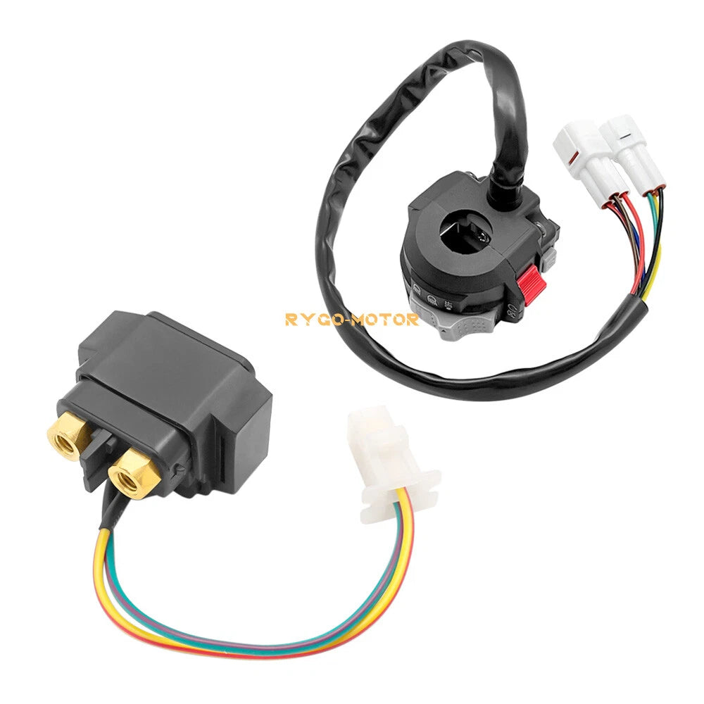 Start Stop Switch & Starter Solenoid Relay for Yamaha Warrior 350 (2000–2004)