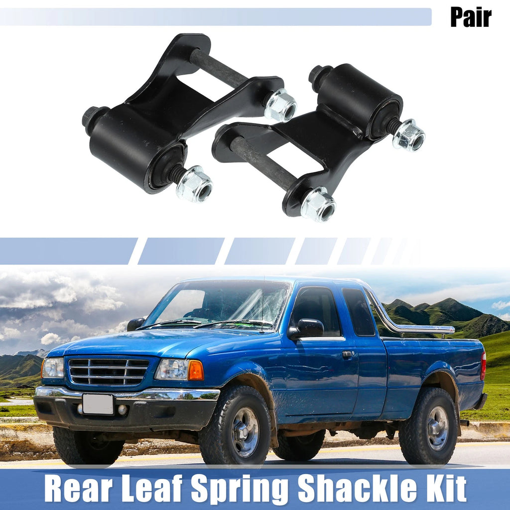 Rear Leaf Spring Shackle Kit Pair for GMC Sierra Chevy Silverado (2000–2018)