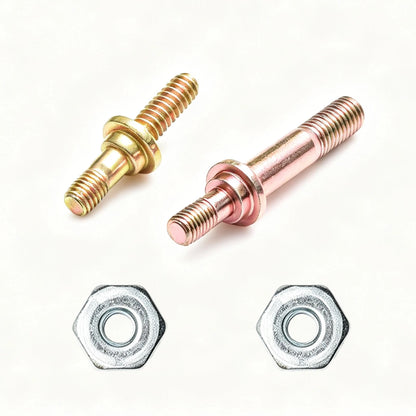 Set of 4 Galvanized Bar Stud Nuts for Stihl 029 039 MS290 MS310 MS390