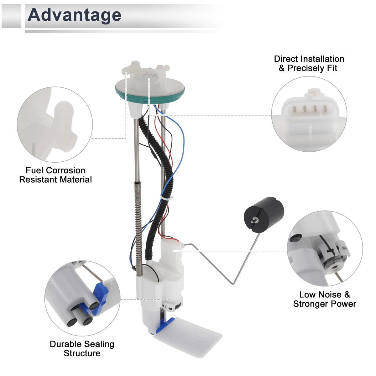 Electric Fuel Pump Assembly for Can-Am Defender 500/500R DPS (2017–2021) No. 709000662