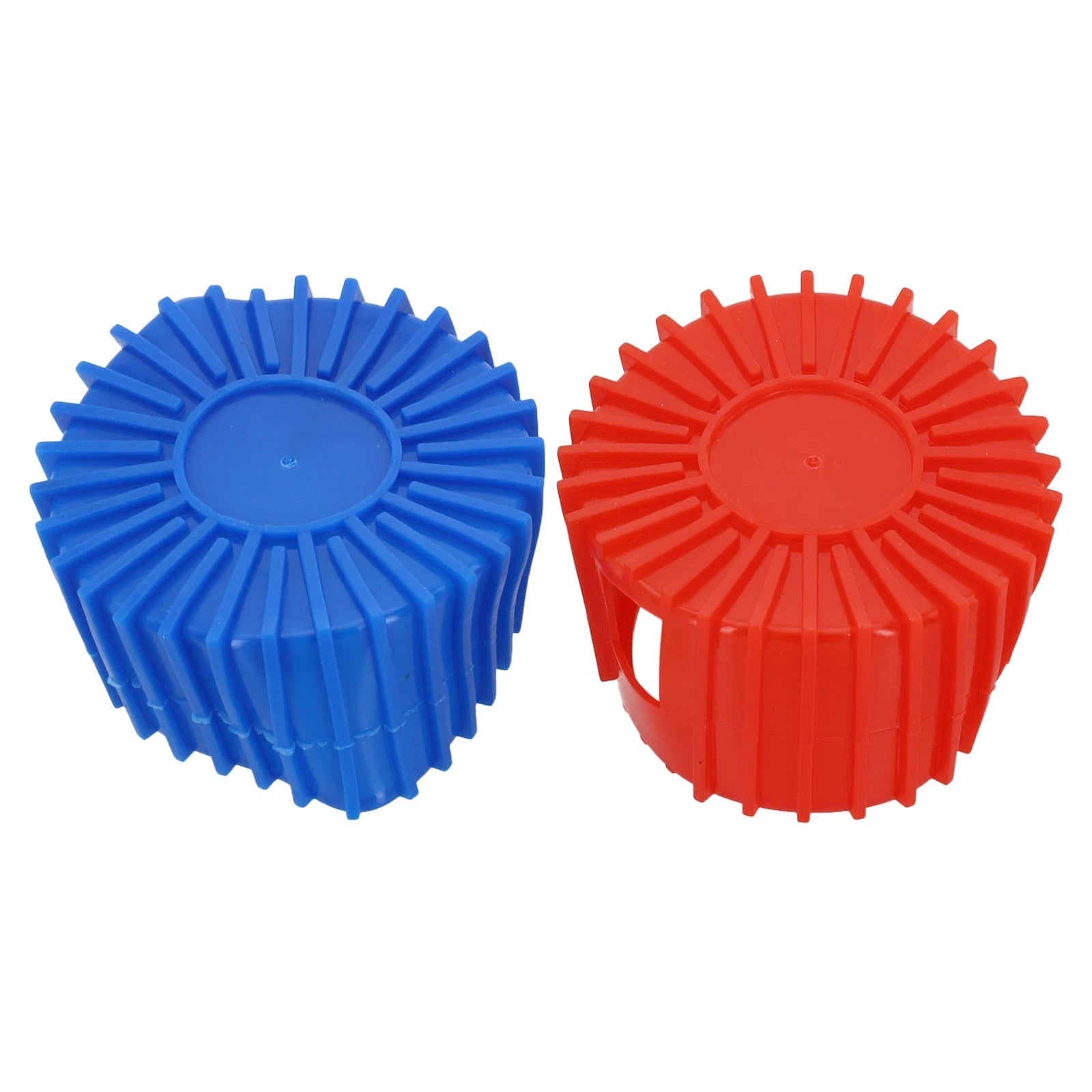 2pcs Manifold Gauge Protective Boot Covers for Gauges (Red Blue Rubber)