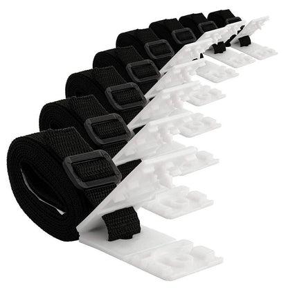 8 Pack Pool Cover Reel Buckles Straps Fasteners for Inflatable Pool Cover
