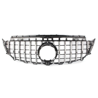 Front Upper Grille for Mercedes E Class W213 E200 E250 E43 (2016–2018) Silver