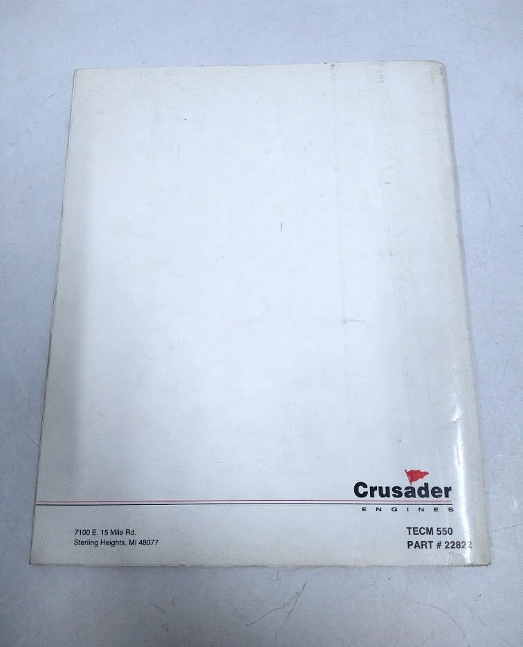 Operations & Maintenance Manual for Crusader Engines (22822)