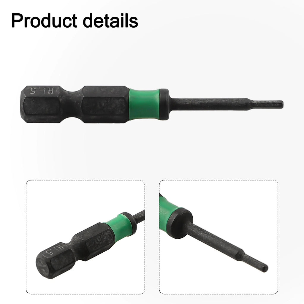 1/4 Inch Hexagon Quick Change Screwdriver Bit for Power Drill (50mm)