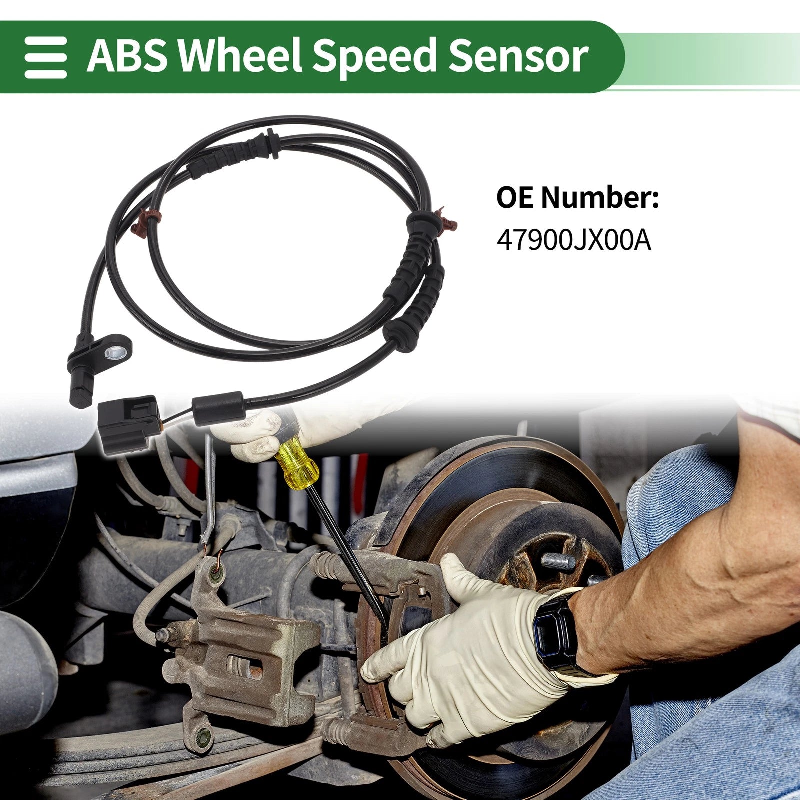 ABS Wheel Speed Sensor No. 47900JX00A for Nissan NV200 (2013–2020)