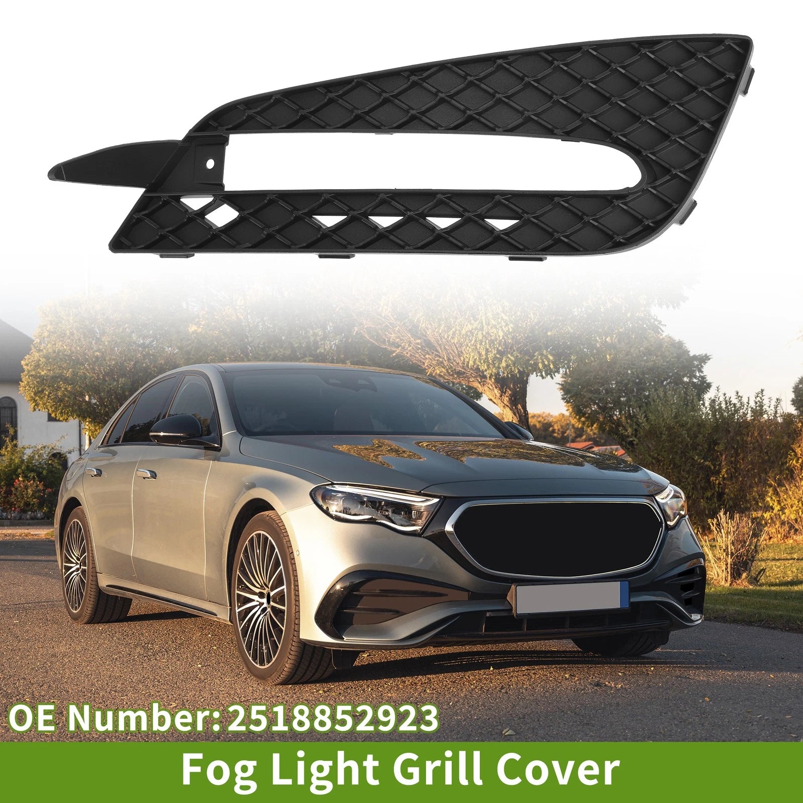 Front Left Fog Light Grille Replacement for Mercedes Benz W251 (2009–2013)