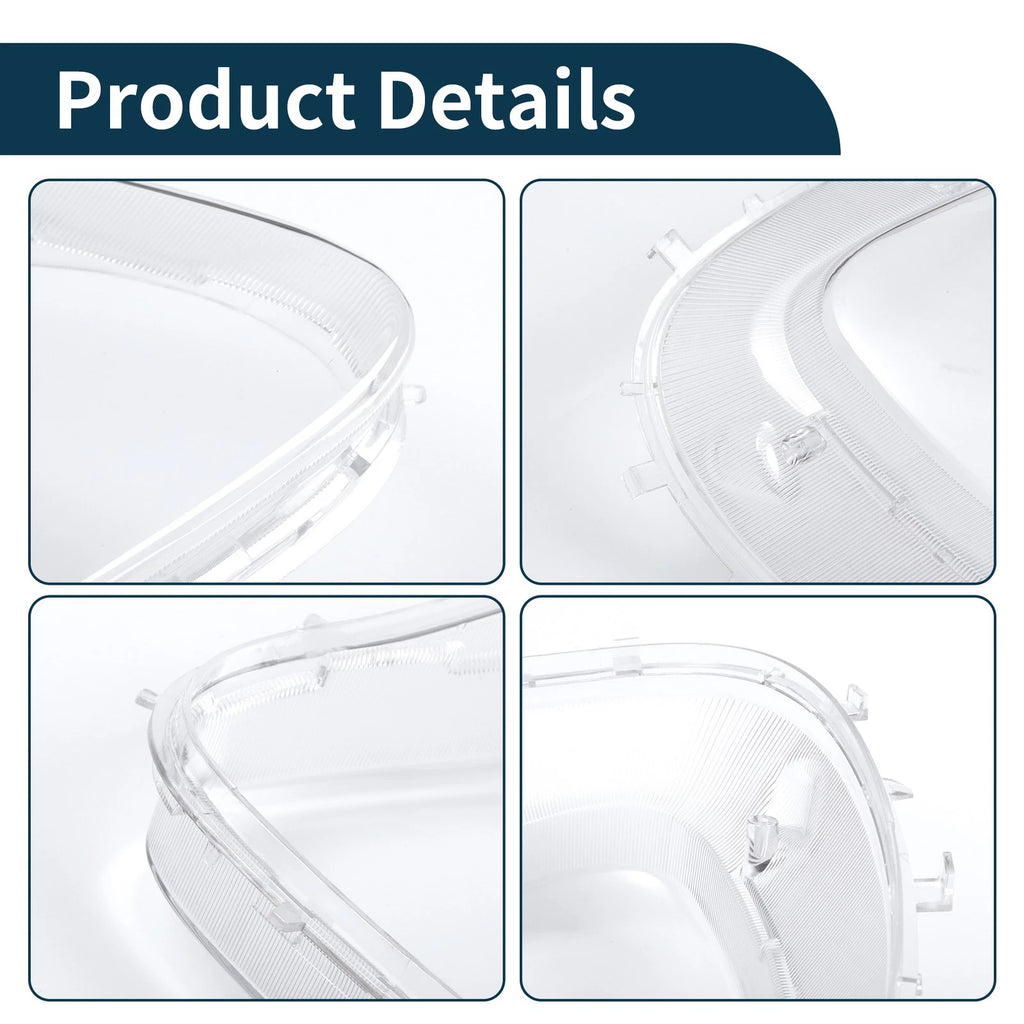 1 Pc Headlight Lens Cover for Chevy Corvette C6 (2005–2013) Clear
