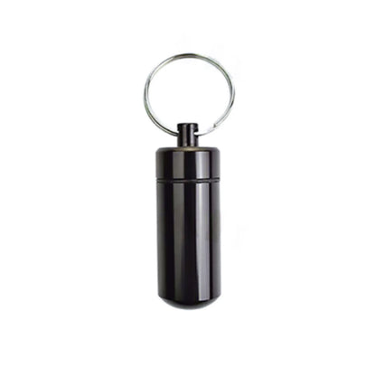 5Pcs Pill Bottle Keychain Case for First Aid Container