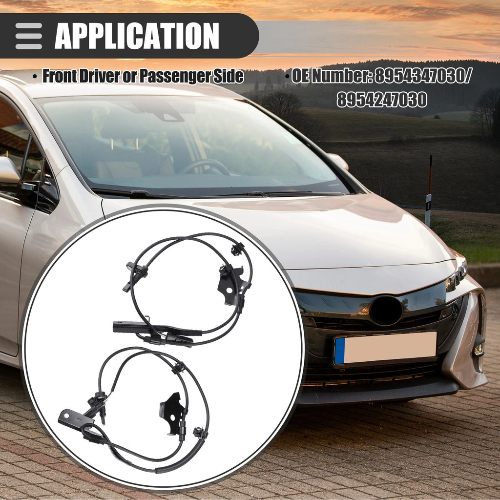 ABS Wheel Speed Sensor Front Pair for Lexus CT200h (2011–2024)