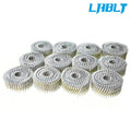 3600 Pcs Siding Nails 2-1/4" 15 Degree Collated Wire Coil Full Round Head