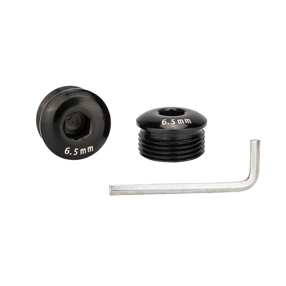 Lightweight Aluminum Pedal Dust Cover for Road Mountain Bikes (14mm Thread)