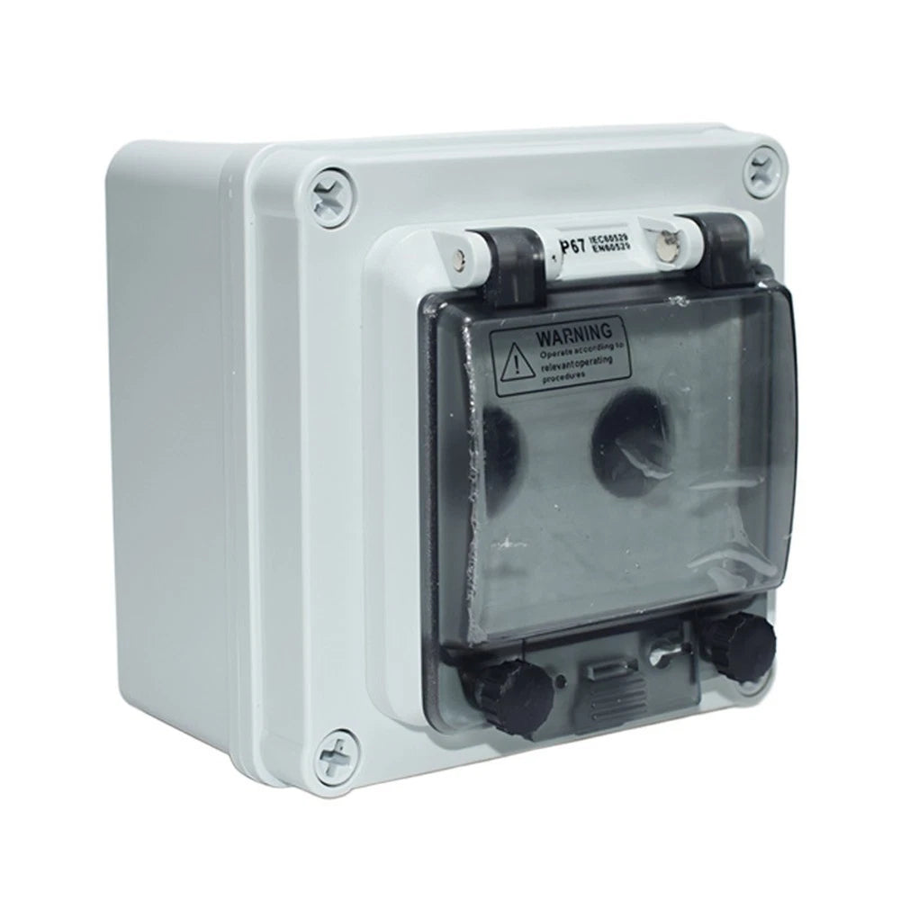 2 Button Electrical Switch Box for Safe Connection