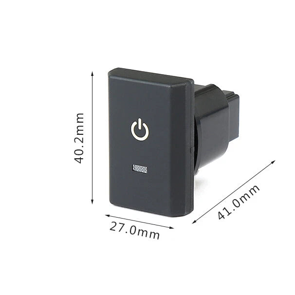1x Black LED Dashboard Display Right Switch Button for Ford Transit Custom (2012–2017)