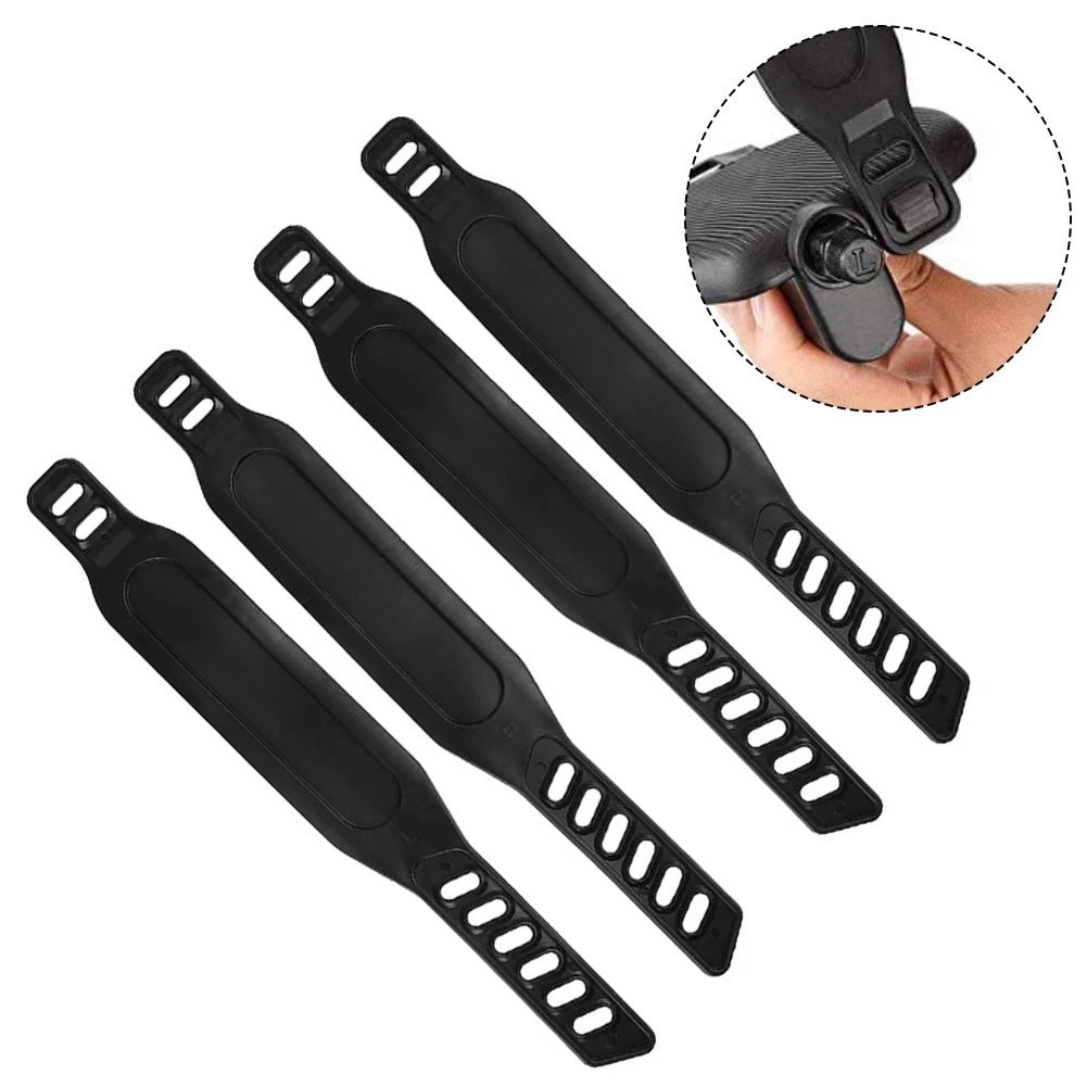 2X Adjustable Bicycle Pedal Straps for Fixed Bike Fitness Replacement