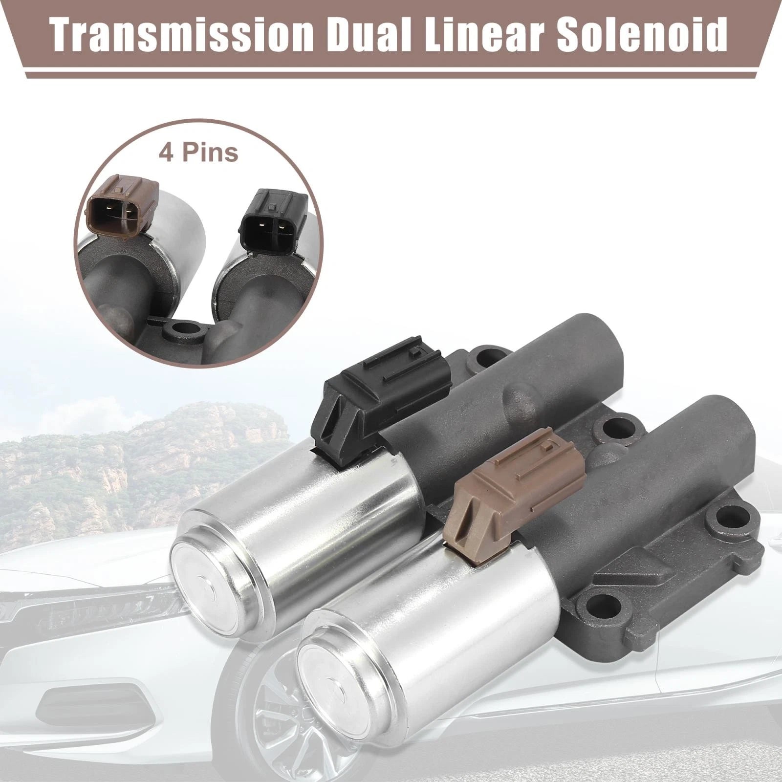 Transmission Dual Linear Solenoid Valve Replacement for Honda Accord CR V (2009–2011)