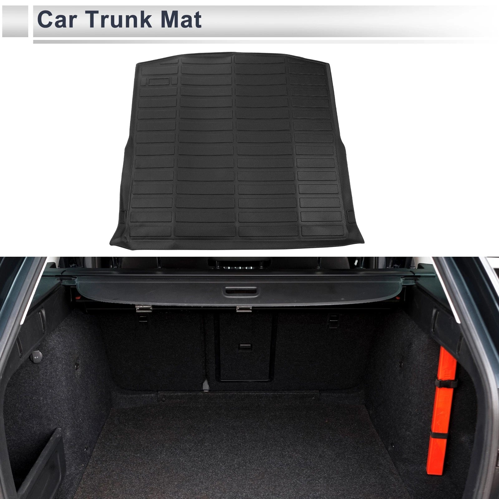 Cargo Liner Rear Trunk Mat for Mitsubishi Outlander PHEV (2018–2022) Long