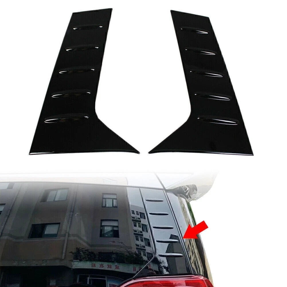 C-Pillar Trim Cover for Toyota Alphard (2016–2019) Grossy Black