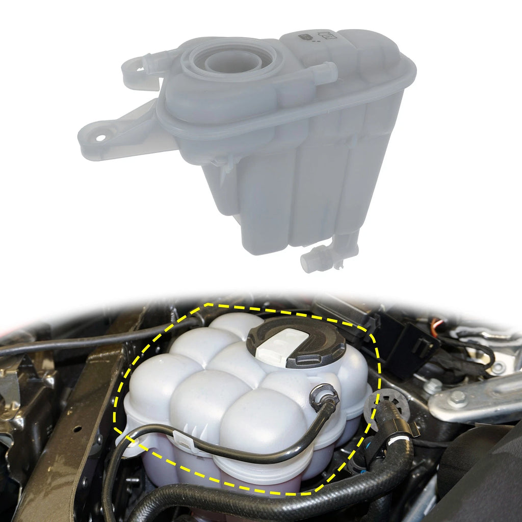Coolant Reservoir Tank with Sensor for Audi A4 (2009–2016)