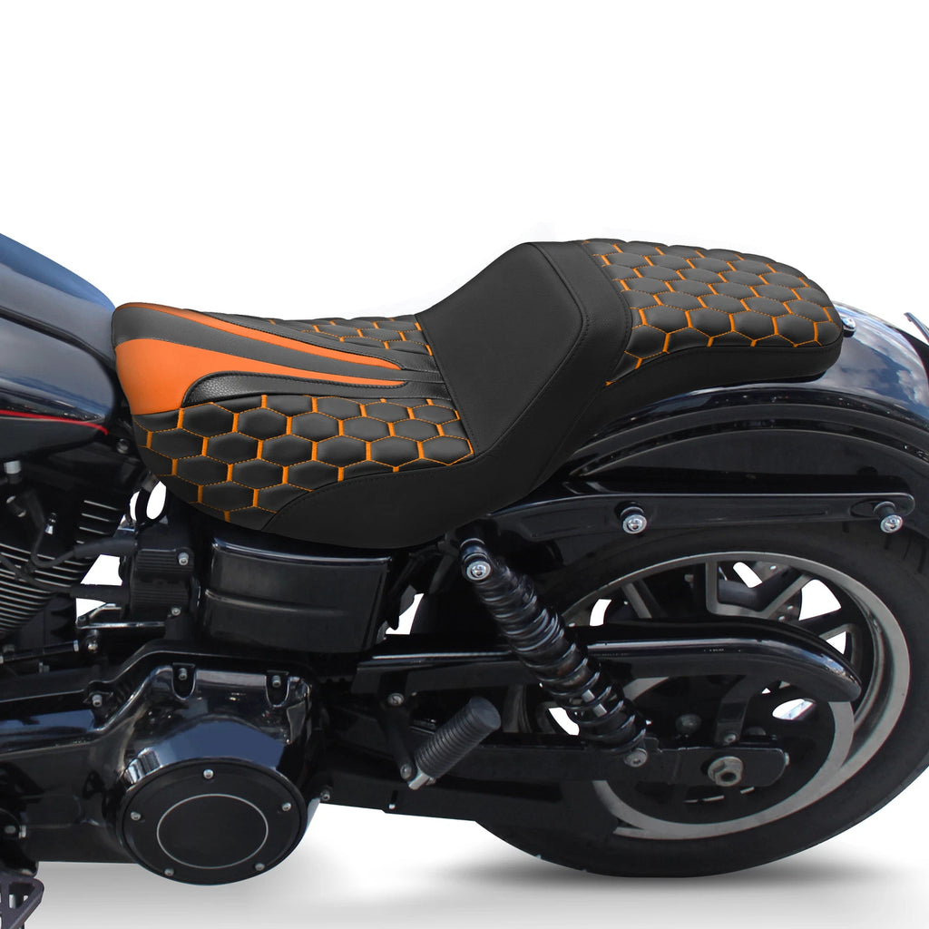 2X Driver Passenger Seats for Harley Dyna Super Wide Glide FXDC (2006–2017)