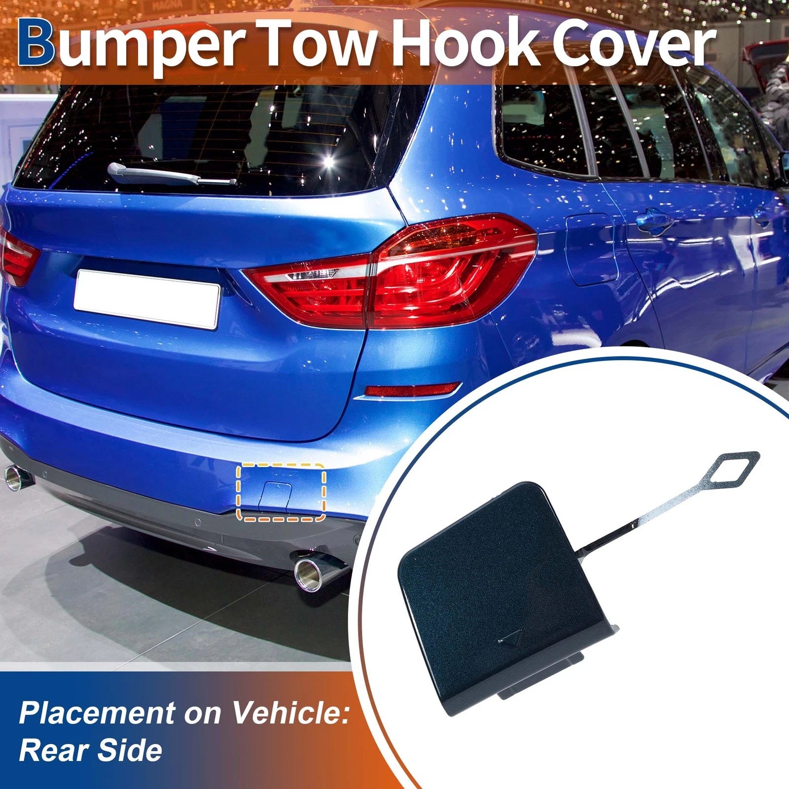 Rear Tow Hook Cover for BMW 2 Series F45 (2015–2021)