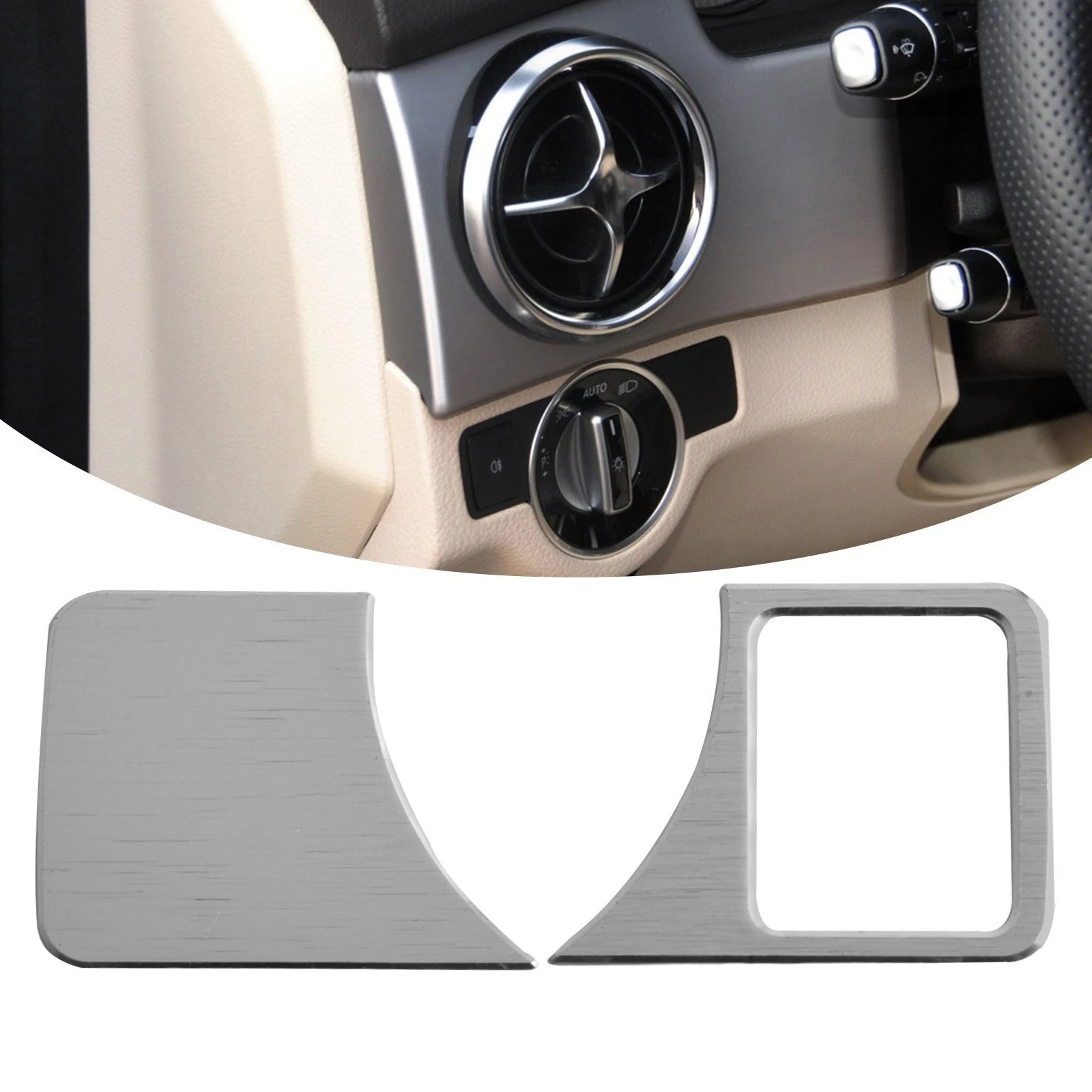 Head Light Switch Button Cover for Mercedes ML/GL Class (2012–2015)