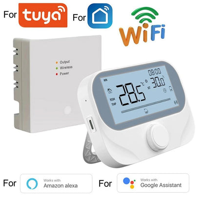 RF Boiler Thermostat with Wireless Remote for Tuya Smart