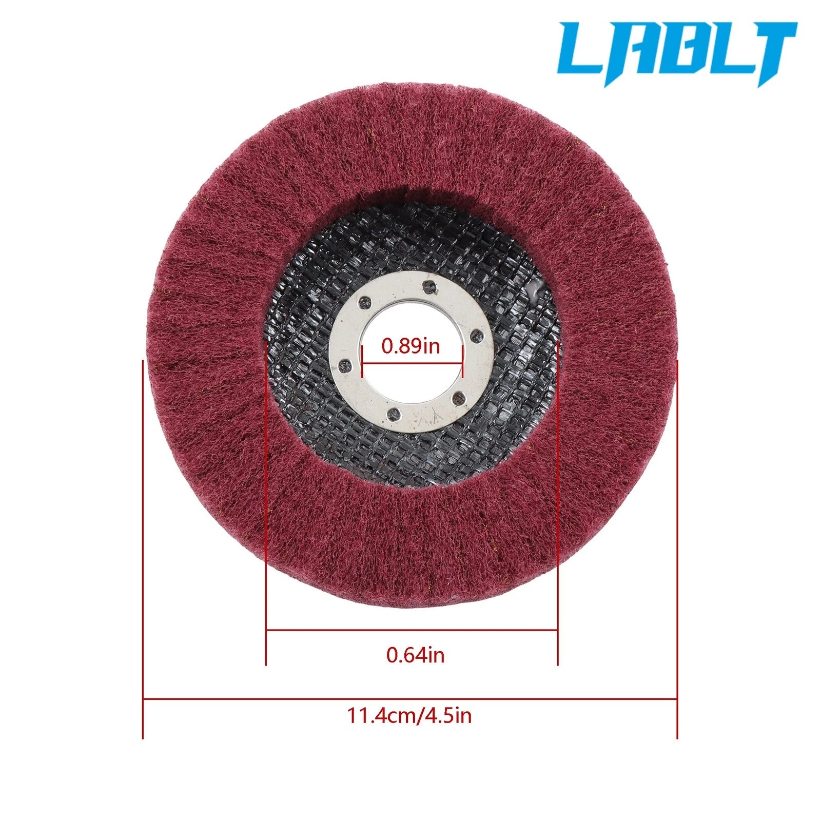 10Pcs 4.5 Inch Angle Grinder Scour Flap Disc 320 & 600 Grit