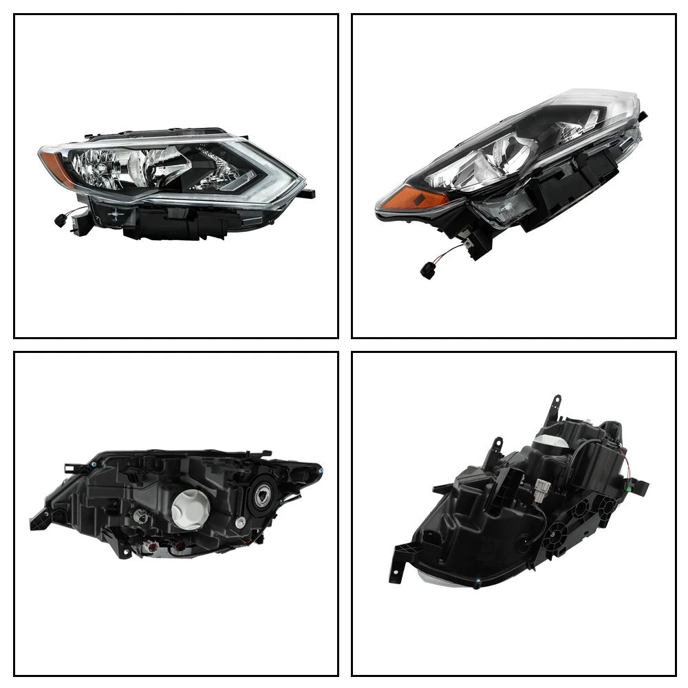 Right Side Headlight Assembly for Nissan Rogue (2017–2019)
