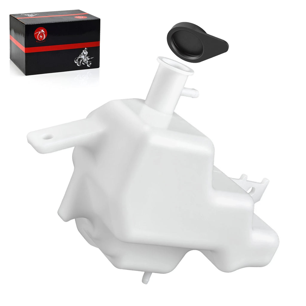 Coolant Reservoir Tank + Cap for Kawasaki Ninja ZX6R ZX636 ZX6RR ZX600 (2003–2004)