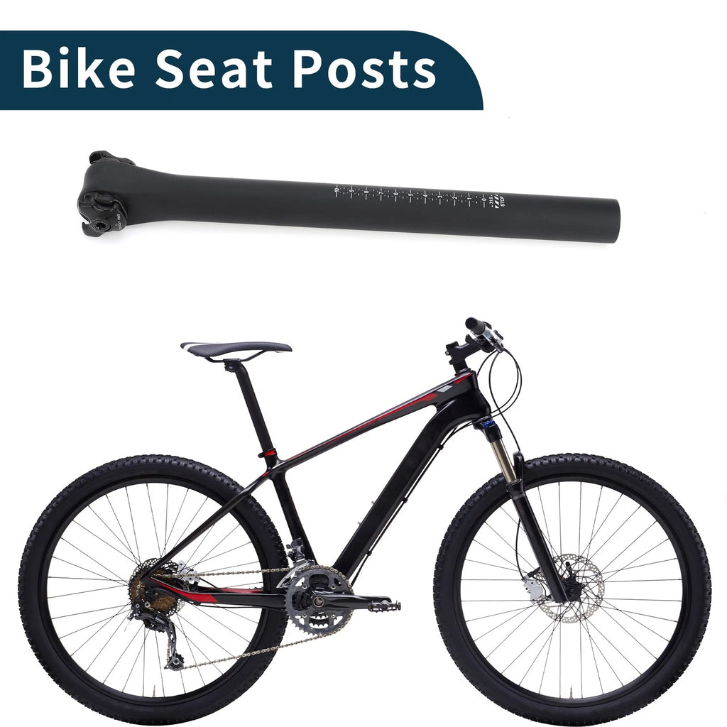 Bike Seat Post 31.6mm Replacement Lightweight for Universal Saddle (2000–2025)