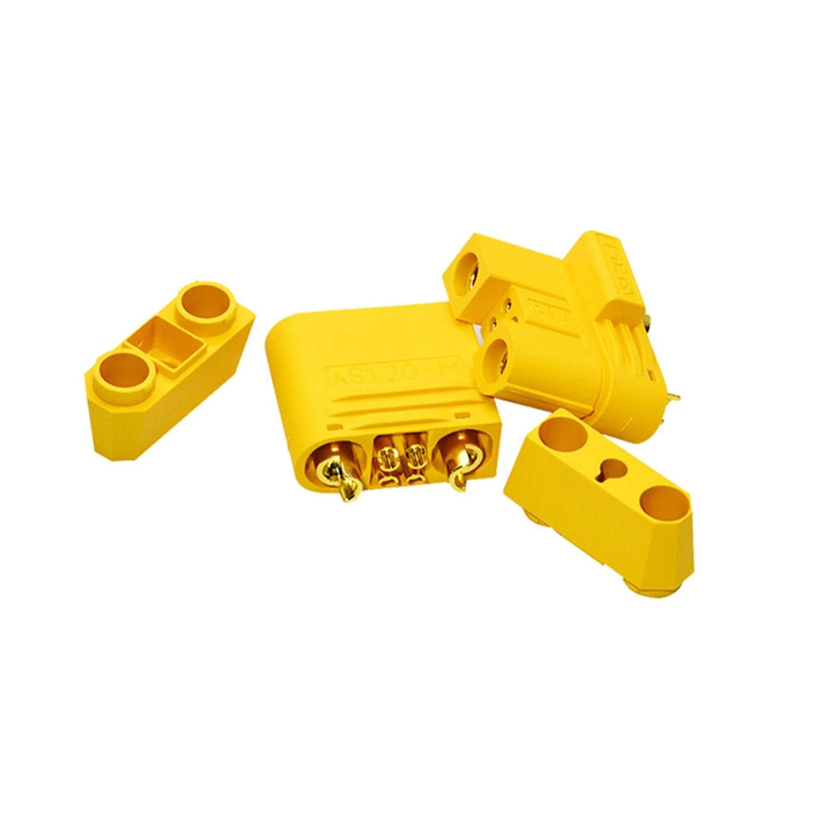 1 Pair DC 80V AS120 Male & Female Plug Connector Adapter