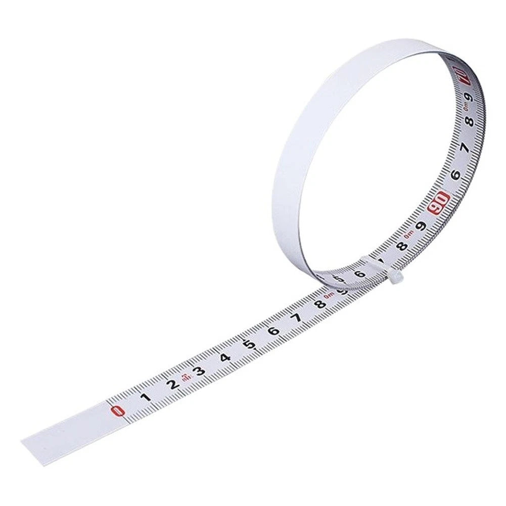 Sticky Ruler for Workshop (Carbon Steel, Reverse Scale, Millimeter Accuracy)