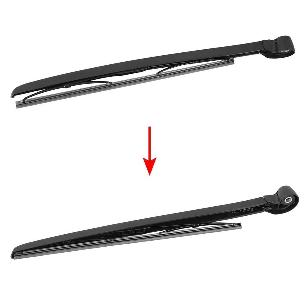 Rear Windshield Wiper Blade Arm Set 15 Inch for Audi A6 Avant (2005–2008)