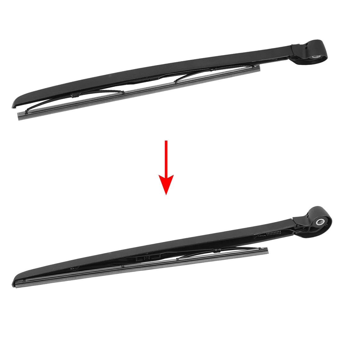 Rear Windshield Wiper Blade Arm Set 15 Inch for Audi A6 Avant (2005–2008)