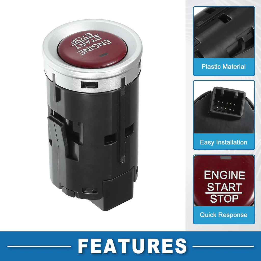 Engine Start Stop Switch Button Replacement for Honda Fit (2015–2018)
