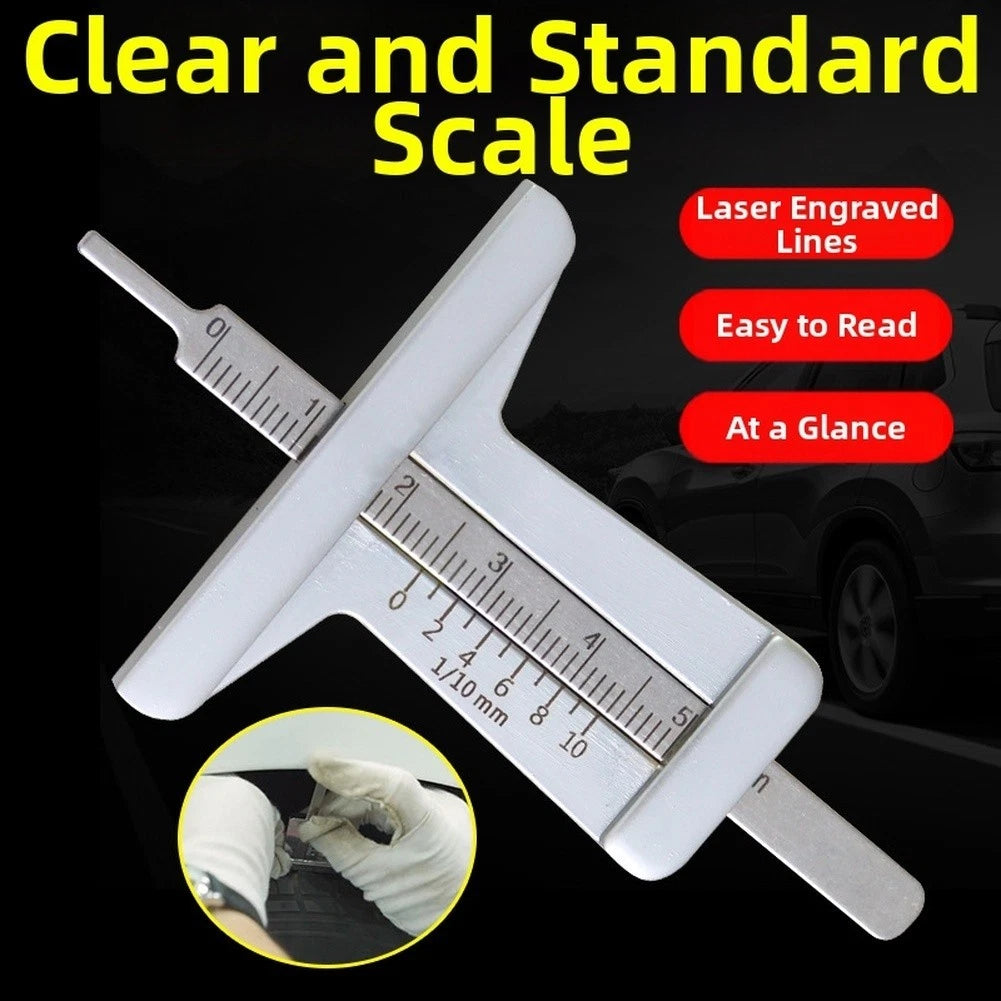 Stainless Steel Tire Tread Gauge for Vehicle Tires