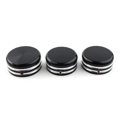 3X Upper Fork Stem Nut Cover for Harley Sportster 883 (2004–2023)