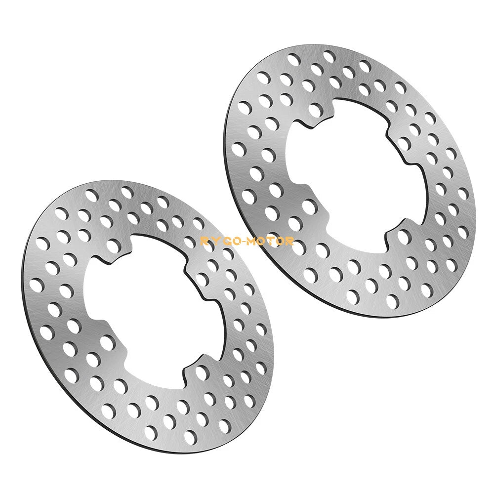 2X Front Brake Disc Rotors for Yamaha Grizzly 350/400/450 (2007–2014)