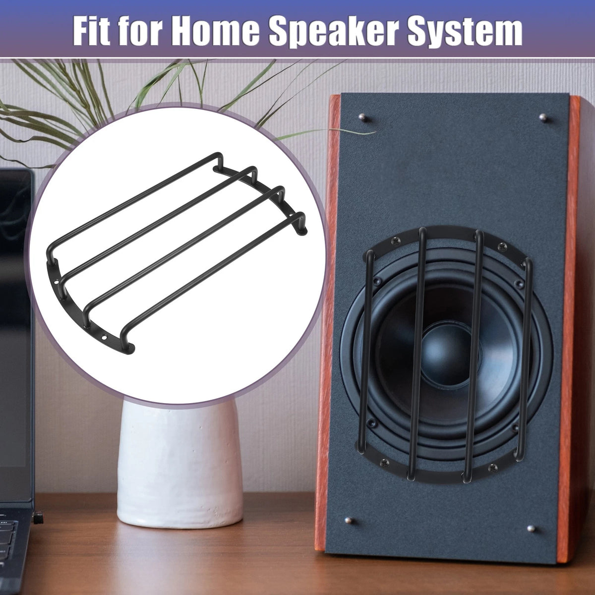 Set of 2 Speaker Bar Grills for Car Audio Subwoofer (10")
