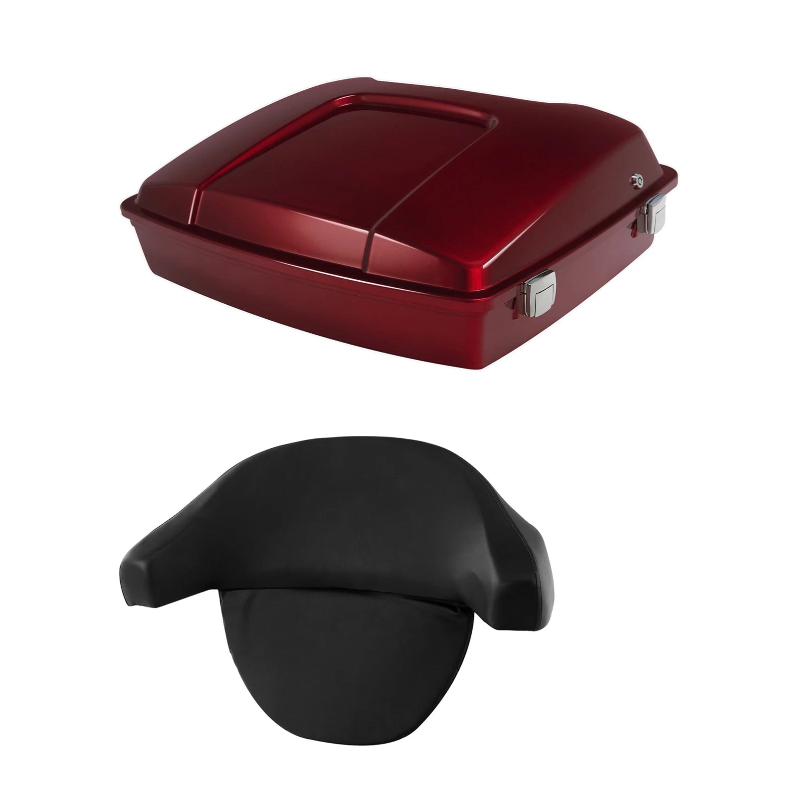 Razor Trunk Backrest for Harley Touring (1997–2013) Ember Red Sunglow
