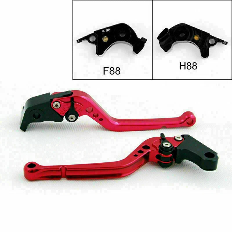 Long Brake Clutch Levers for Kawasaki ZX1400 ZX14R ZZR1400 GTR1400 Concours (T9)