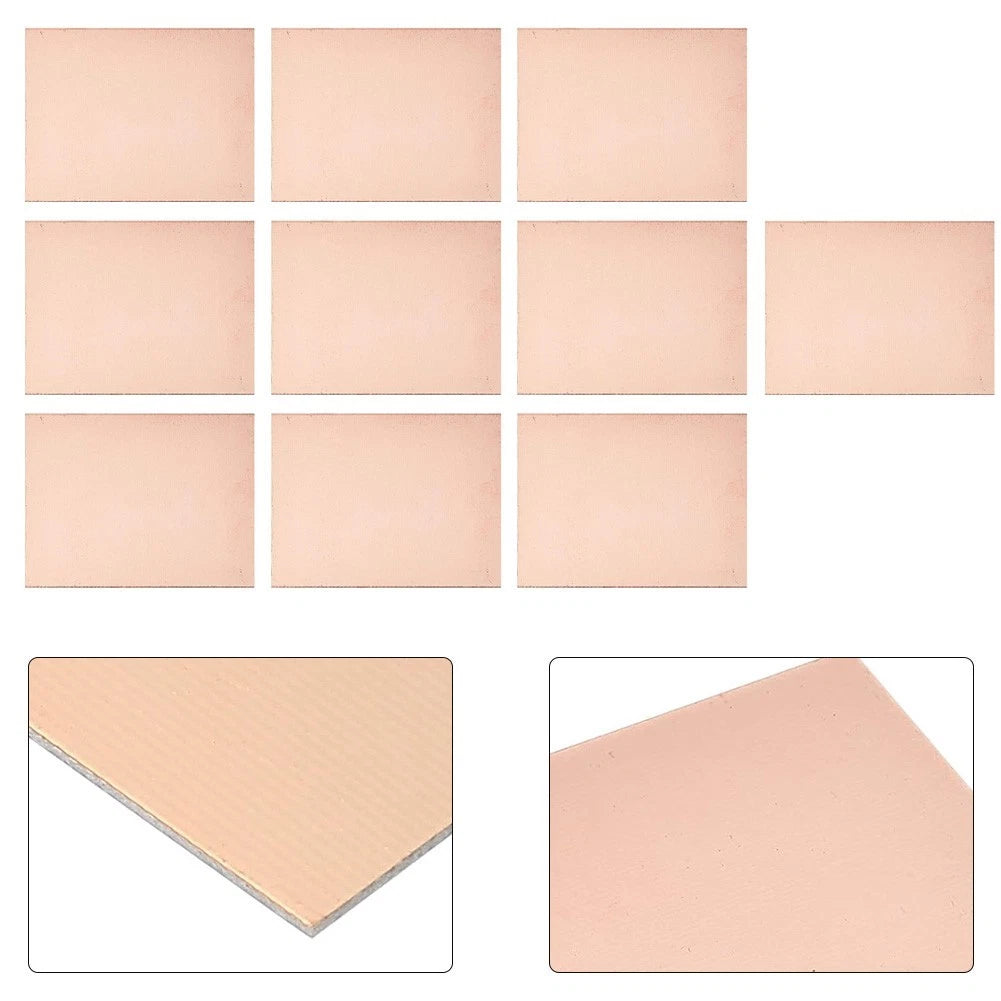 10 Pack PCB Copper Foil Boards for DIY Electronics Projects