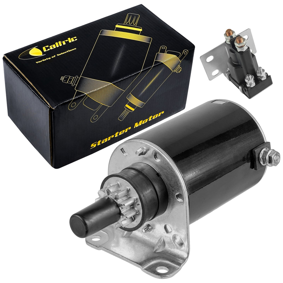 Starter & Solenoid Replacement for John Deere LT180 LTR180 EZtrak (2008–2018)