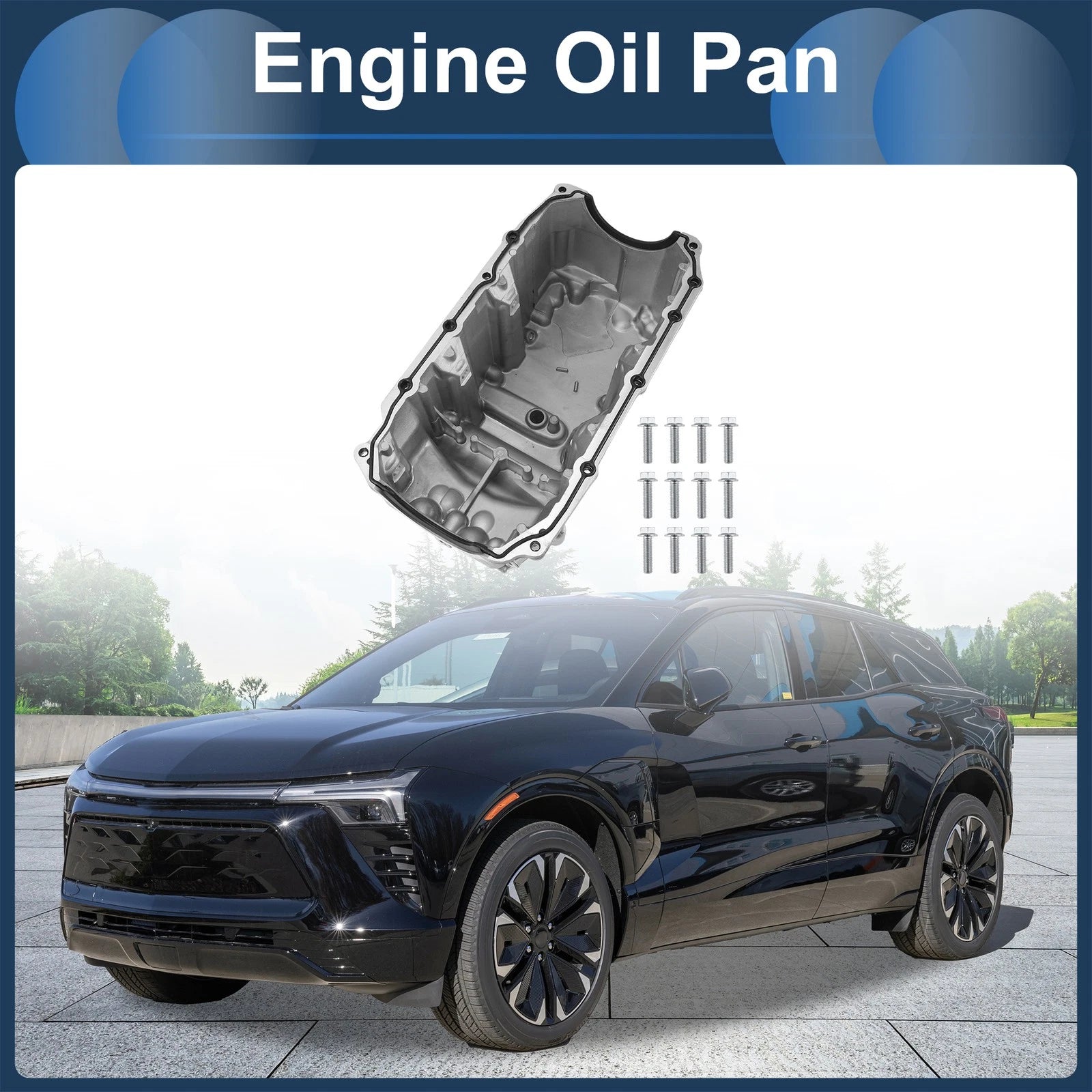 Engine Oil Pan Replacement for Buick Terraza 2006–2007 Aluminum