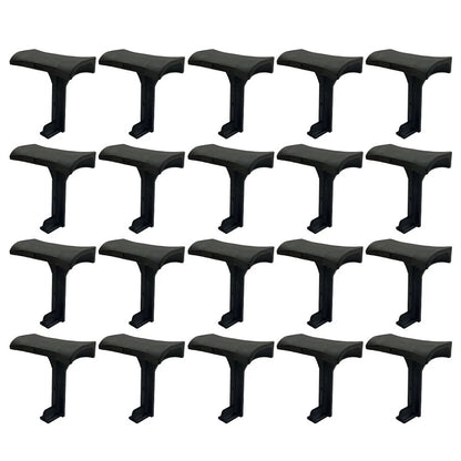 20 Pieces Solar Panel Water Drain Clips for PV Module Cleaning